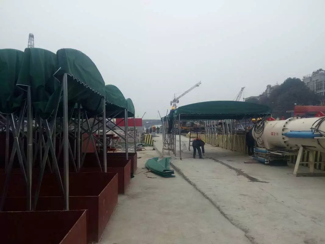 桂林秀峰区桂林秀峰区中铁二十一局工地移动施工棚